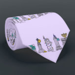 New York City Hanukkah NYC Chanukah Purple Holiday Tie<br><div class="desc">Features an original pen-and-ink illustration of various New York City landmarks "dressed up" for the holiday season. Perfect for Hanukkah!

Don't see what you're looking for? Need help with customisation? Contact this designer to have something created just for you.</div>
