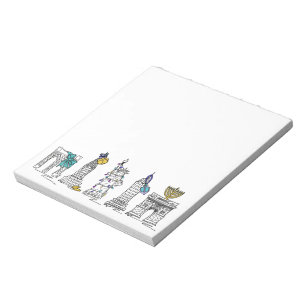 New York City Hanukkah NYC Jewish Holiday Chanukah Notepad