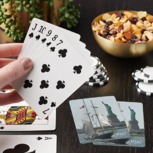 New York City Harbour Statue of Liberty Playing Cards