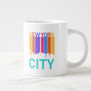 "New York City", "I Love New York" Custom Design Large Coffee Mug