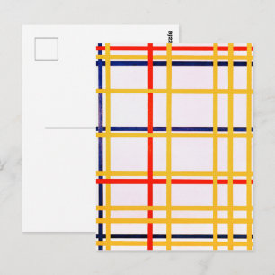 New York City I Piet Mondrian Postcard