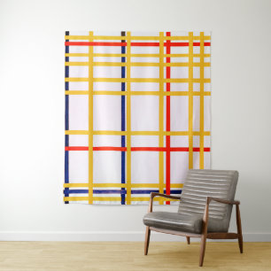 New York City I Piet Mondrian Tapestry