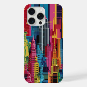New York City in Kobra’s Vibrant Style iPhone Case