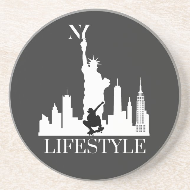 NEW YORK CITY LIFESTYLE COASTER (Front)