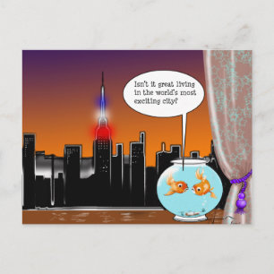 New York City Living Postcard