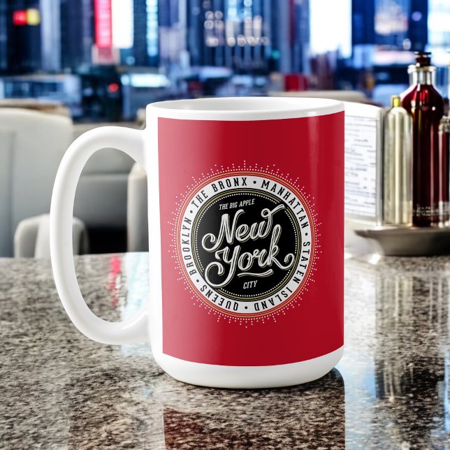 New York City Logo with Boroughs Coffee Mug (Creator Uploaded)