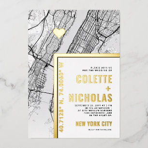 New York City Love Locator   City Themed Wedding