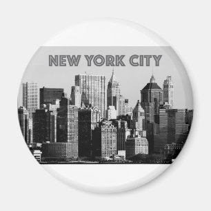 New York City Lower-Manhattan Pro Photo Magnet