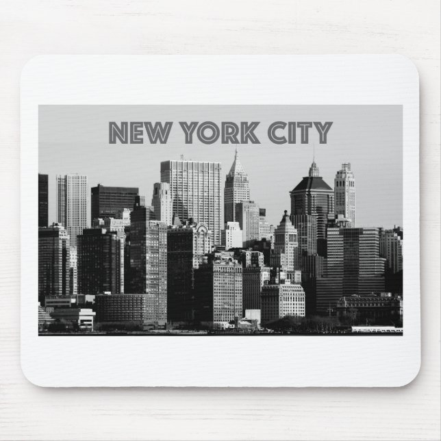 New York City  Lower-Manhattan Pro Photo Mouse Pad (Front)