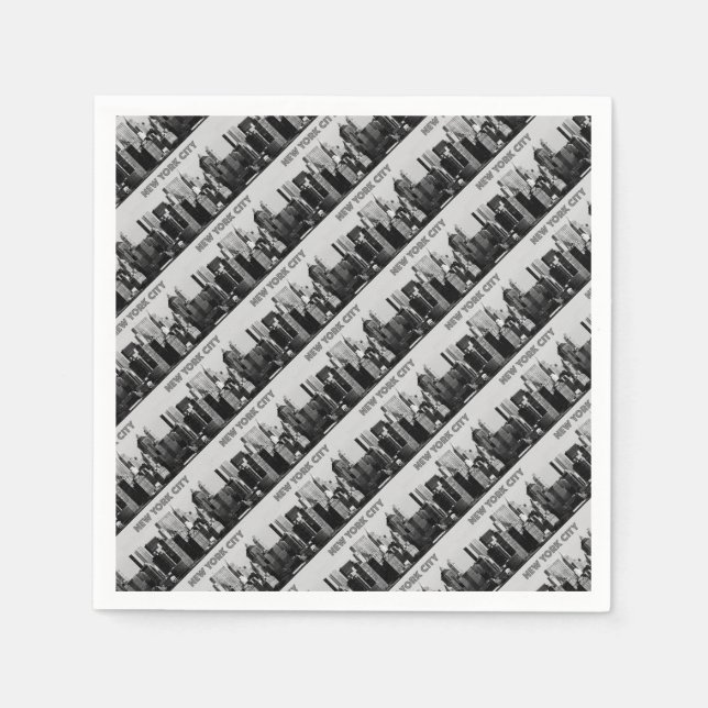 New York City  Lower-Manhattan Pro Photo Napkin (Front)