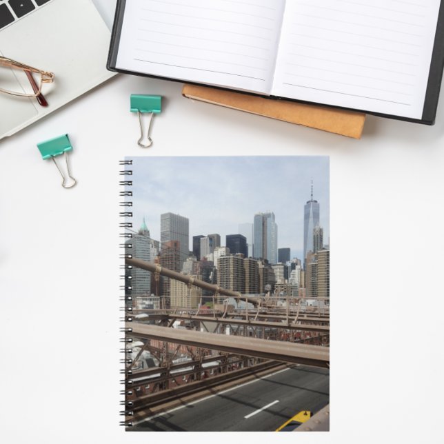 New York City Lower Manhattan Skyline Notebook (In Situ)