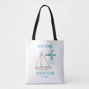 New York City Luxury Sailing Club Tote Bag