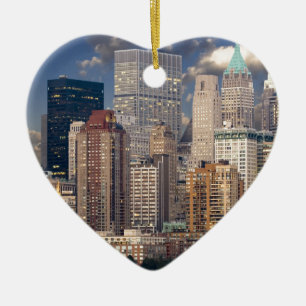 New York City Manhattan Ceramic Tree Decoration
