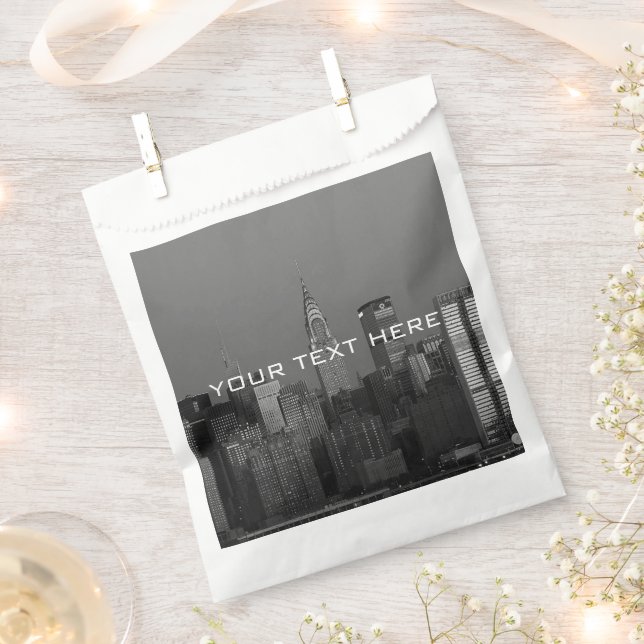 New York City Manhattan Empire State Building Favo Favour Bags (Clipped)