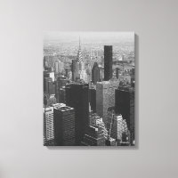 New York City, Manhattan Skyline B/W Photography