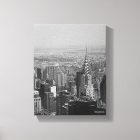 New York City, Manhattan Skyline B/W Photography