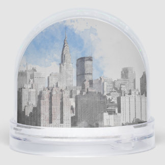 New York City Manhattan Skyline – NYC Travel  Snowglobe