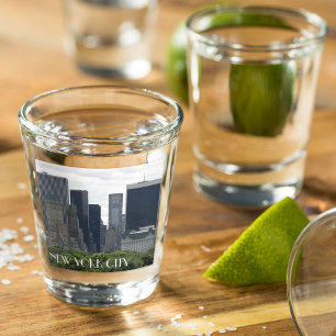 New York City Manhattan Skyline Shot Glass