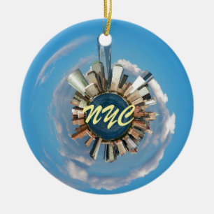 New York City Manhattan Stunning! Ceramic Tree Decoration