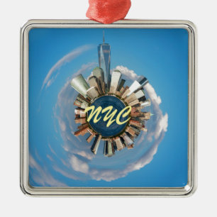 New York City Manhattan Stunning! Metal Tree Decoration