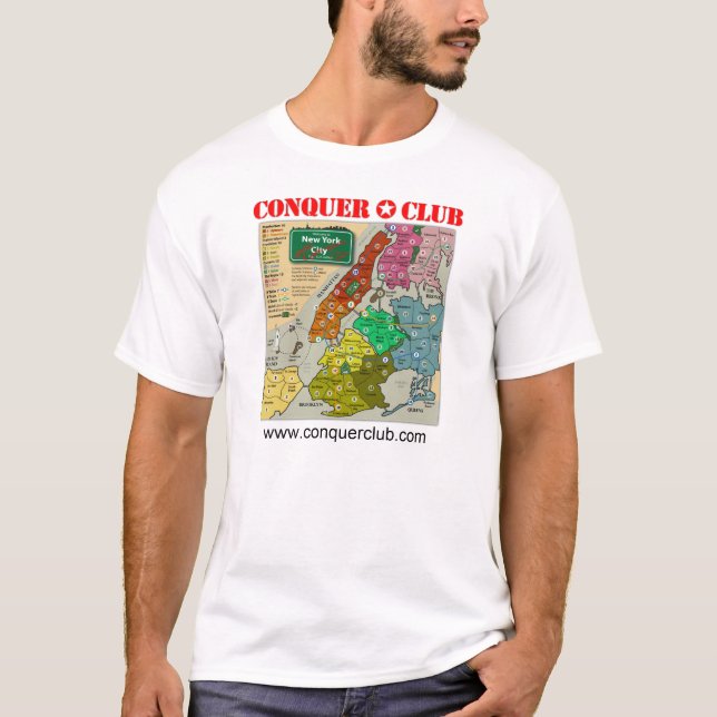 New York City Map T-Shirt (Front)