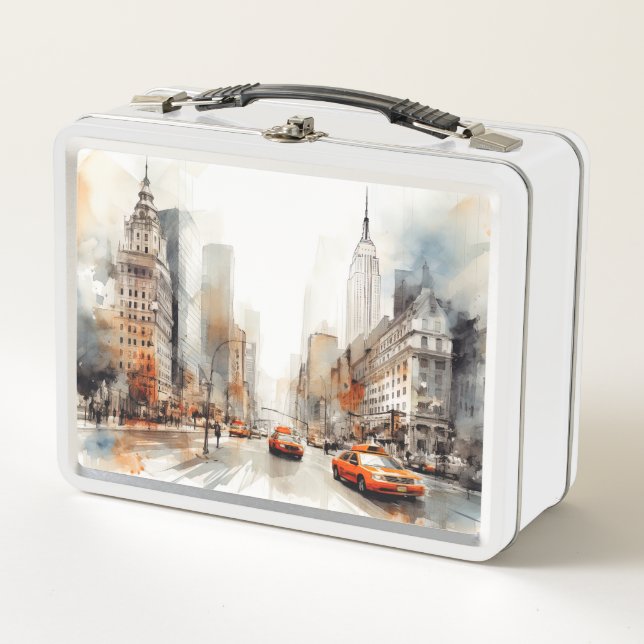 New York City Metal Lunch Box (Front)