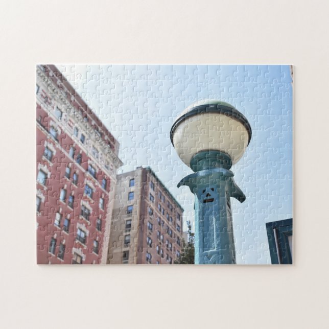 New York City Metro Urban Photography NYC Building Jigsaw Puzzle (Horizontal)