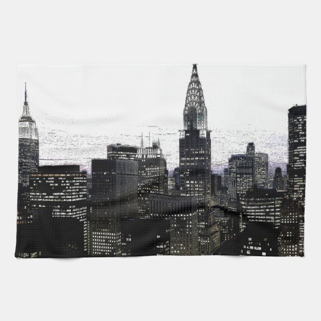 New York City Midtown Tea Towel (Horizontal)
