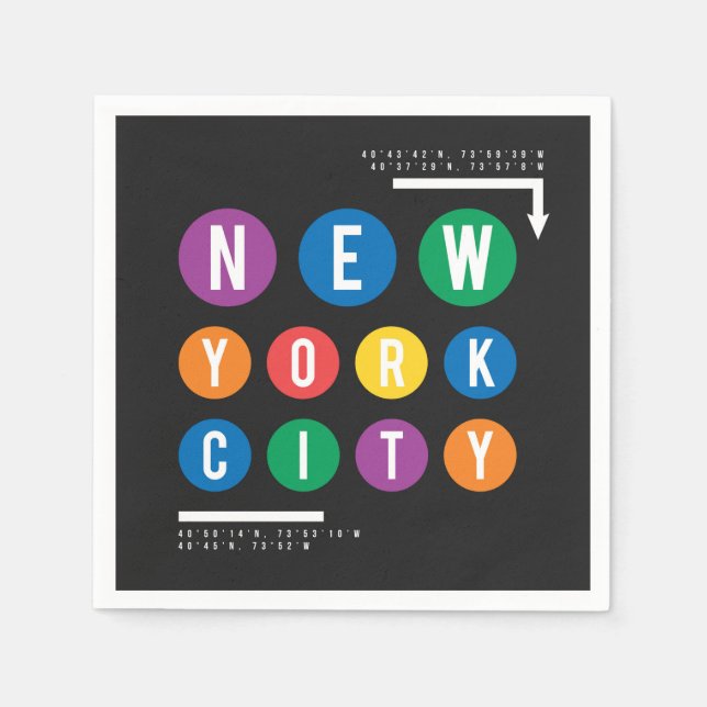 New York City Napkin (Front)