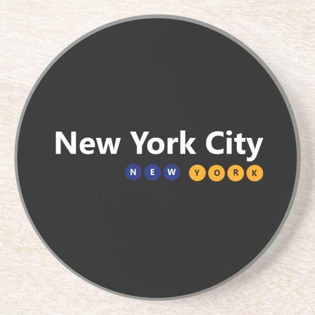 New York City, New York Coaster (Front)