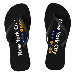 New York City, New York Flip Flops
