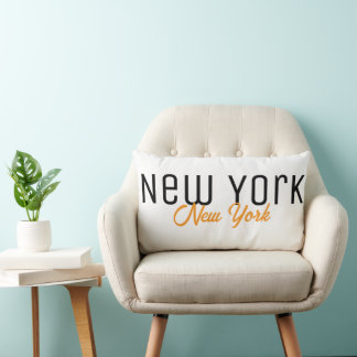 New York City, New York Souvenir Lumbar Cushion