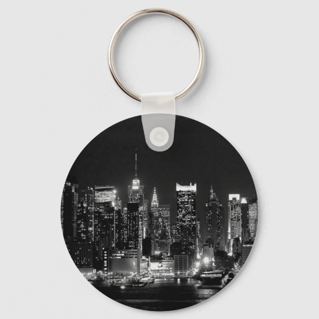 New York City Night Key Ring (Front)