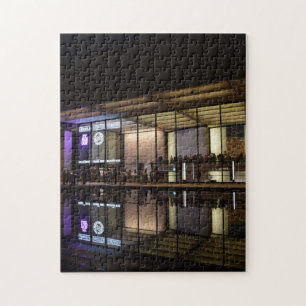 New York City Night Lincoln Centre NYC Photography Jigsaw Puzzle