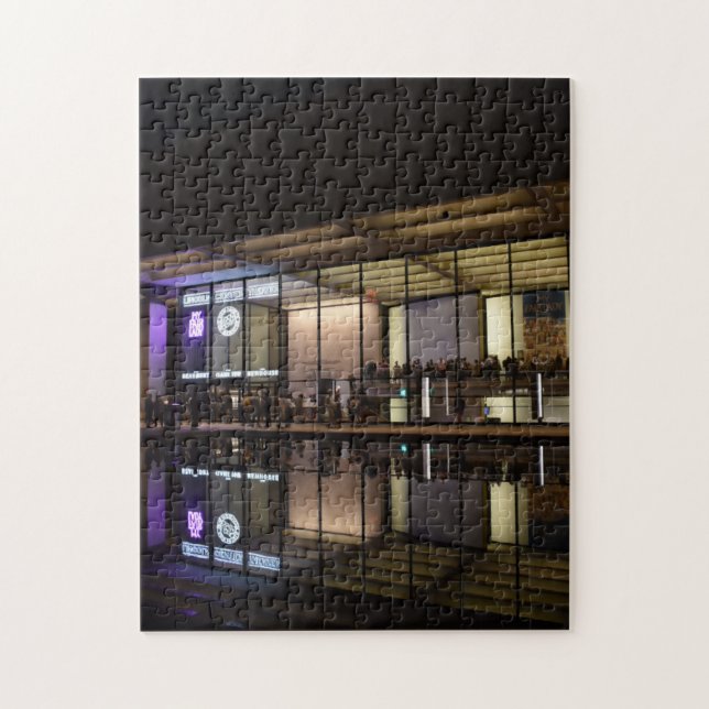 New York City Night Lincoln Centre NYC Photography Jigsaw Puzzle (Vertical)