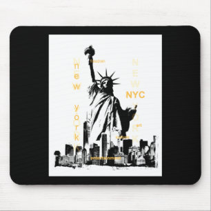 New York City Ny Nyc Statue Of Liberty _1 Mouse Pad