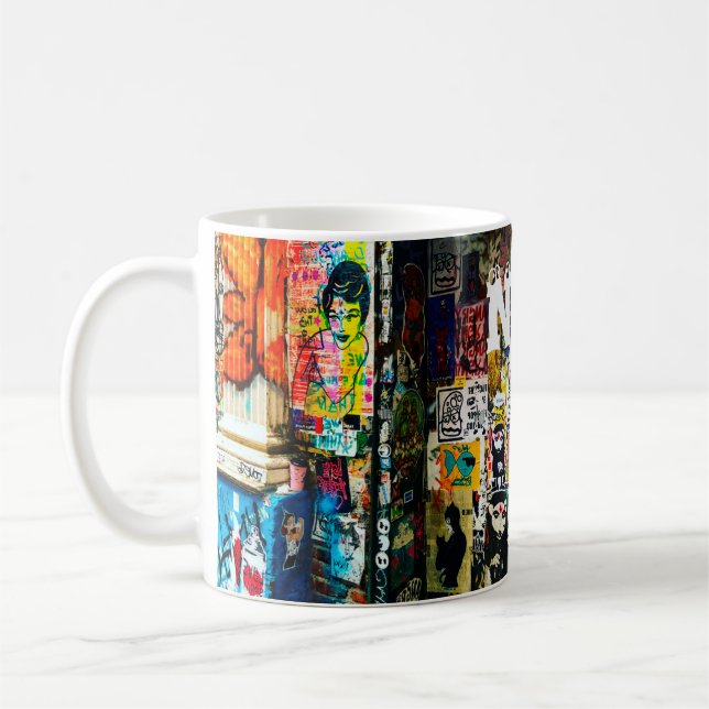 New York City NYC Graffiti Mug Cup (Left)