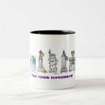 New York City NYC Happy Hanukkah Chanukah Holiday<br><div class="desc">Features an original pen-and-ink illustration of various New York City landmarks "dressed up" for the holiday season. Perfect for Hanukkah!

Don't see what you're looking for? Need help with customisation? Contact Rebecca to have something designed just for you.</div>