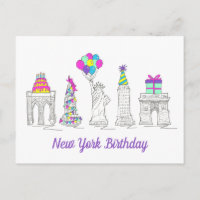 New York City NYC Landmarks Birthday Party