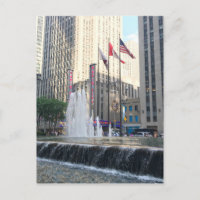 New York City NYC Rockefeller Centre Fountain