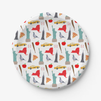 New York City Paper Plate