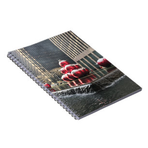 New York City Photography Christmas Holiday Snow Spiral Notebook