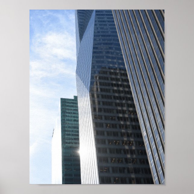 New York City Photography Hi-Rise Architecture NYC Poster (Front)