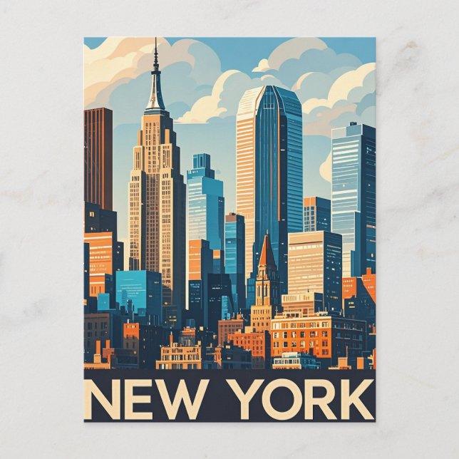 New York City Postcard (Front)