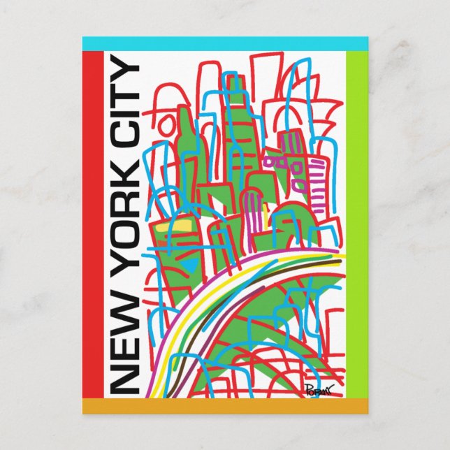 New York City Postcard (Front)