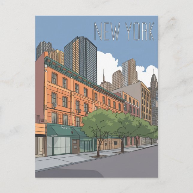 New York City Postcard (Front)