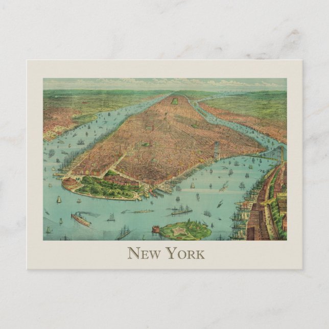 New York City Postcard (Front)