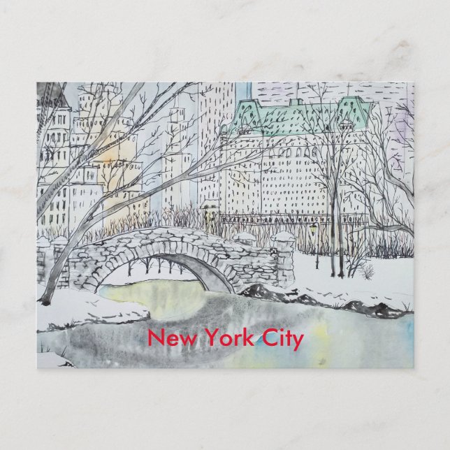 New York City Postcard (Front)