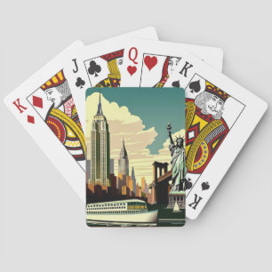 New York City Postcard Playing Cards