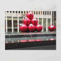 New York City Red Christmas Balls Holidays in NYC